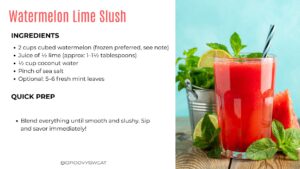 TG Recipe1 Wtrmelon Slush